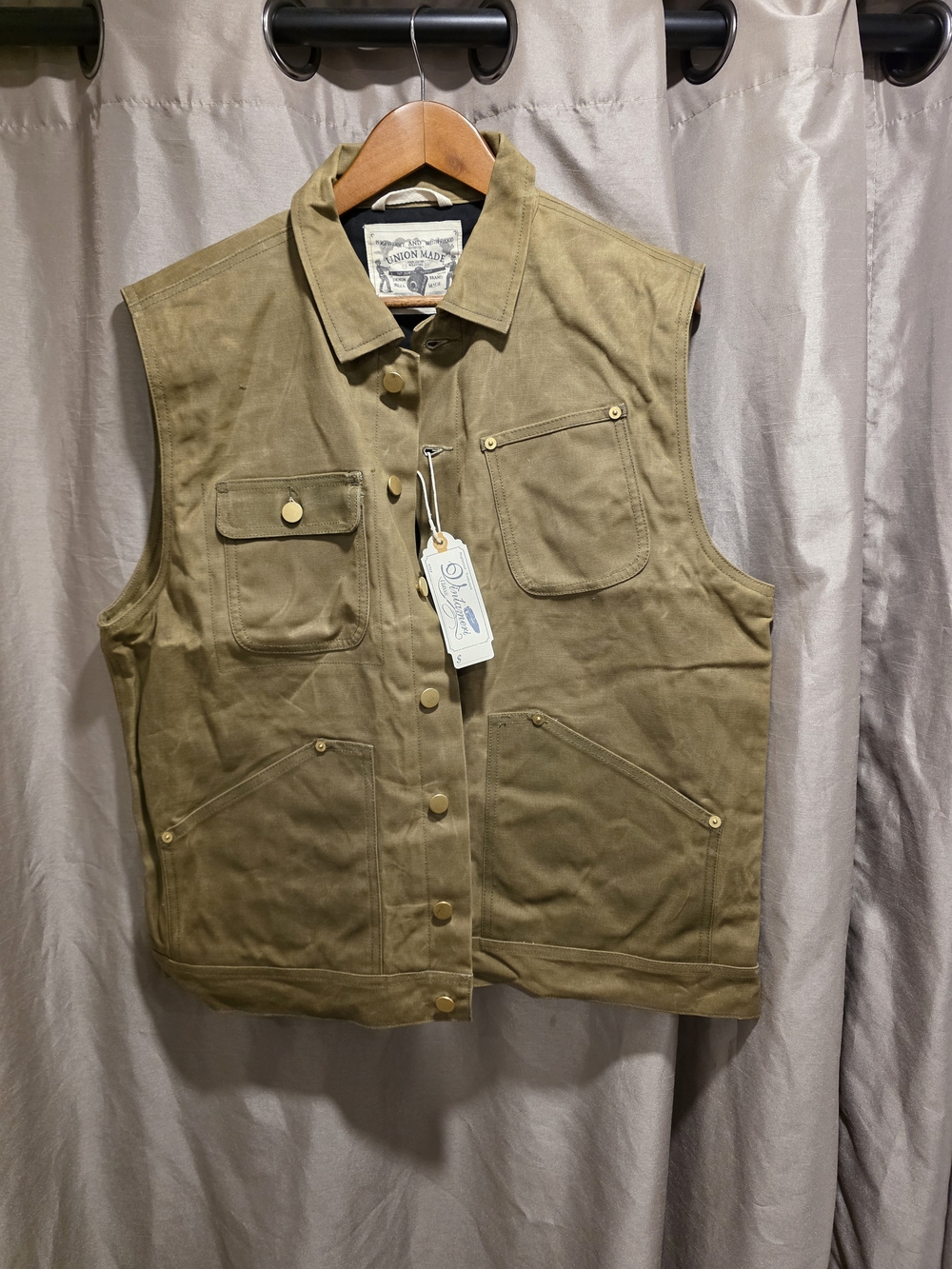 Union Made - Waxed Canvas Vest